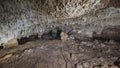 yukatan underground cave with large stalactites Royalty Free Stock Photo