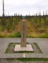 Yukon-Alaska border Royalty Free Stock Photo
