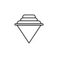 yule icon. Element of simple icon for websites, web design, mobile app, info graphics. Thin line icon for website design and devel