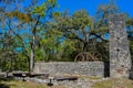 Yulee Sugar Mill Ruins Historic State Park in Homosassa Florida USA Royalty Free Stock Photo