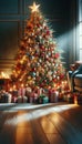 Yuletide Elegance Christmas Tree with Gifts