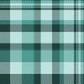 Yuletide texture fabric plaid, perfect seamless background tartan. Pano textile pattern check vector in light and teal colors