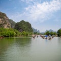 The yulong river rafting Royalty Free Stock Photo