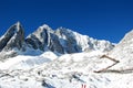 Yulong snow mountain Royalty Free Stock Photo