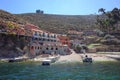 The Yumani community harbour on the Isla Del Sol on Lake Titicaca