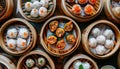 yumcha, dim sum,Hong Kong steamed.
