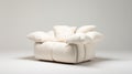 Elegant White Chair With Gaetano Pesce And Hiroshi Nagai Influences