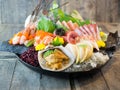 Big Bowl of Japanese Sashimi