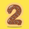 YUMMY CHOCOLATE DONUT NUMBERS 02