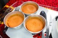 A yummy dish of Nigerian Moi Moi baked in metal cups