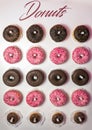 A yummy pink donut wall