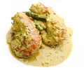 Yummy Prawn Curry with masturd paste Royalty Free Stock Photo