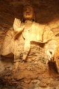 Yungang grottoes Royalty Free Stock Photo