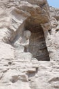 Buddhist Statues in Yungang Grottoes, Datong, Shanxi, China Royalty Free Stock Photo