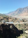 Yunnan Jinshajiang Scenic spot suspension bridge