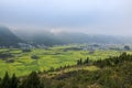 Yunnan landscape of rapeseed flowers field Royalty Free Stock Photo