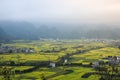 Yunnan landscape of rapeseed flowers field Royalty Free Stock Photo