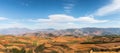 Yunnan red land panorama Royalty Free Stock Photo