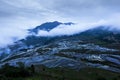 Yunnan rice-paddy terracing Royalty Free Stock Photo