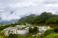 Yunnan rice-paddy terracing Royalty Free Stock Photo