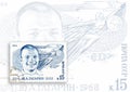 Yuri Gagarin on Soviet CCCP Postage Stamp