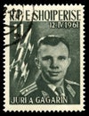 Yuri Gagarin Vintage Postage Stamp