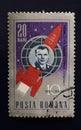 Yuri Gagarin Vintage Stamp 1961