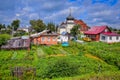 Rural landscape in Yuryev-Polsky old town Royalty Free Stock Photo