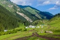 Yurt camp in Altyn Arashan village, Kyrgyzst