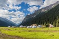 Yurt camp in Altyn Arashan village, Kyrgyzst