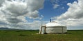 Yurt , in the grassland of Mongolia Royalty Free Stock Photo