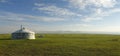 Yurt , in the grassland of Mongolia Royalty Free Stock Photo