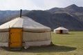 Yurt campsite mongolia