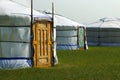 Yurt , in the grassland of Mongolia Royalty Free Stock Photo