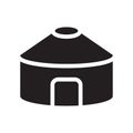 Yurt icon. Trendy Yurt logo concept on white background from sauna collection