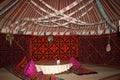 Yurt interior