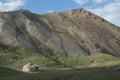 Yurt in MOuntains Royalty Free Stock Photo
