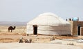 Yurt near the Ayaz-Kala fortress