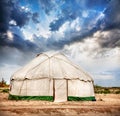 Yurt nomadic house Royalty Free Stock Photo