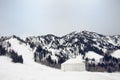 Yurt in the northern utah mountains in the winter Royalty Free Stock Photo