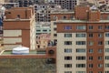 Yurt on the roof of a modern building in Ulaanbaatar