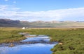 A YURT IN SONGKUL LAKE, KYRGYZSTAN