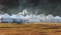 Yurts Royalty Free Stock Photo