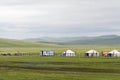 Yurts on the grassland of Inner Mongolia, China