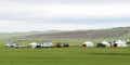 Yurts on the grassland of Inner Mongolia, China