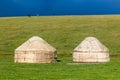 Yurts near Song Kul lake, Kyrgyzst