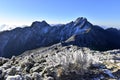 Yushan national park Mt. jady main peak and east peak