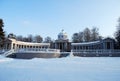 Yusupov` temple tomb in the Estate Arkhangelsk park.