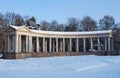 Yusupov` temple tomb in the Estate Arkhangelsk park. Royalty Free Stock Photo