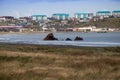 Yuzhno-Kurilsk town on the Kunashir Island, Russia